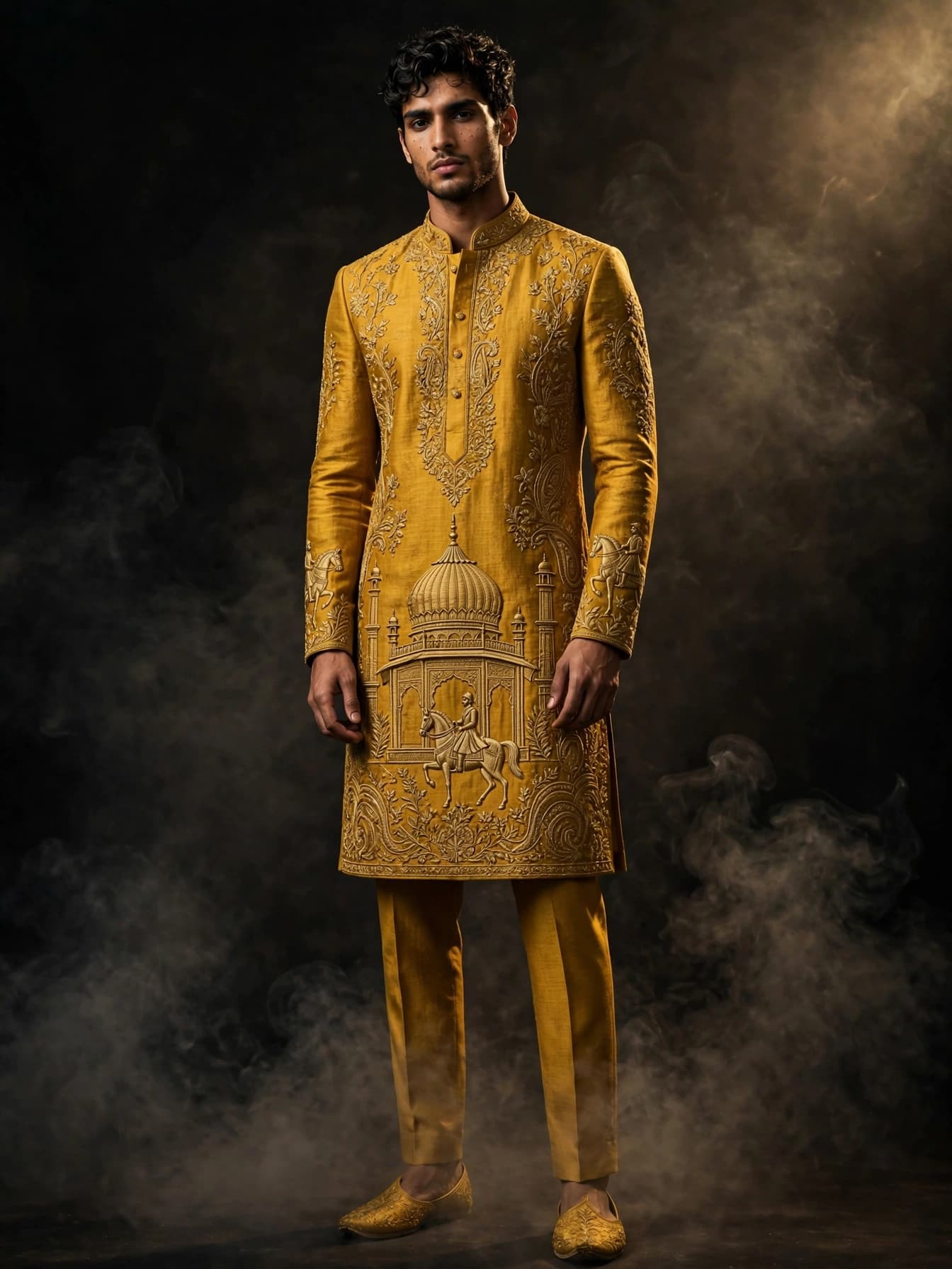 Gold Heritage Kurta